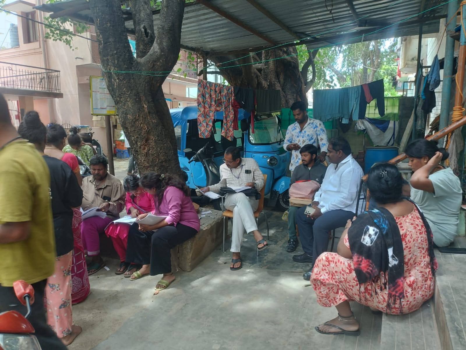 Doorstep grievance camp